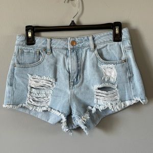 PacSun high rise festival short in a size 25